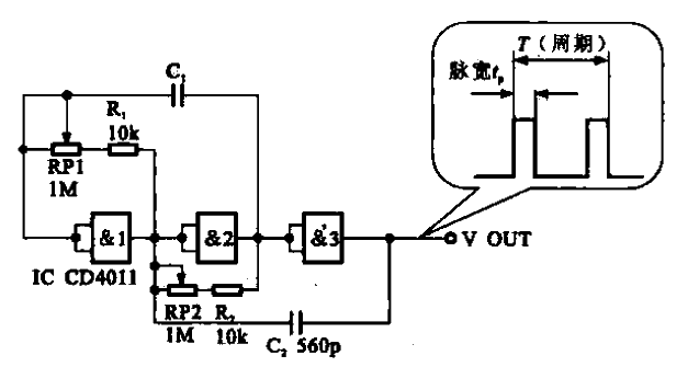 可调 strong>脉冲发生器 /strong>电路.gif