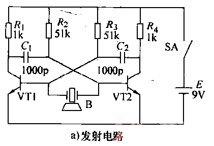 超声波遥控照明开关电路a–电路图–电子工程世界